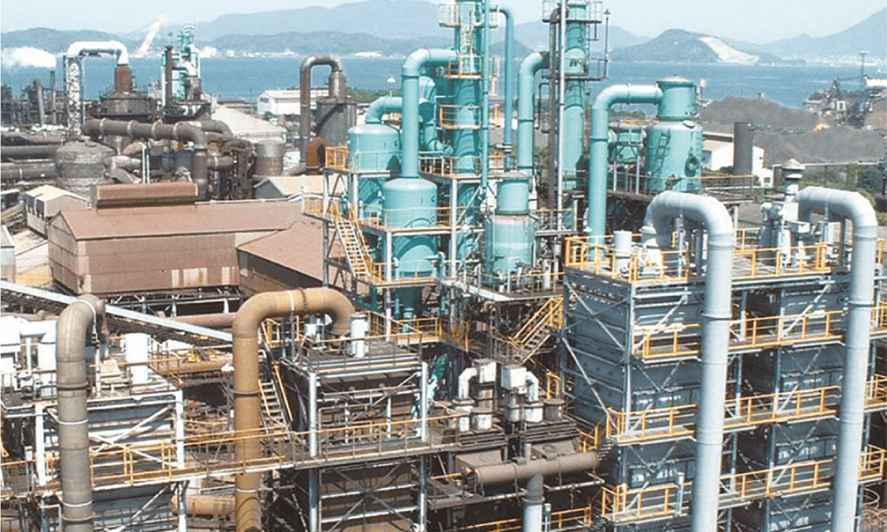 光和精鉱株式会社の工場全景